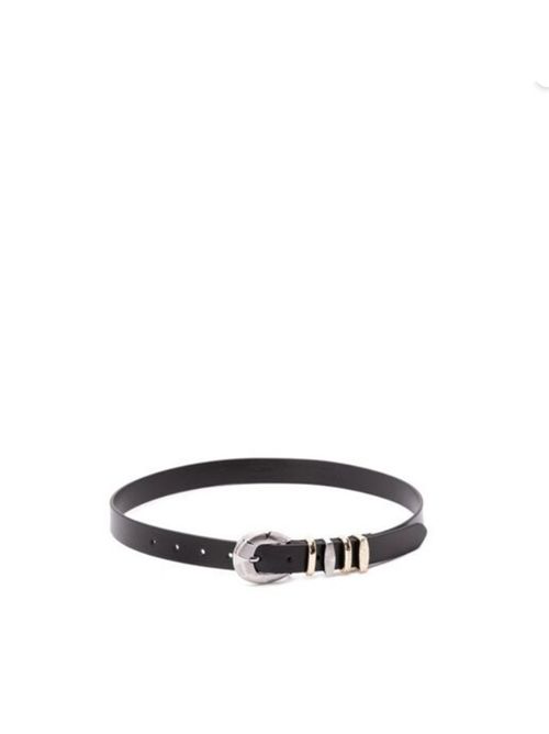 BELT WITH MIXED LOOPS TWIN SET | 261TA411000006 NERO